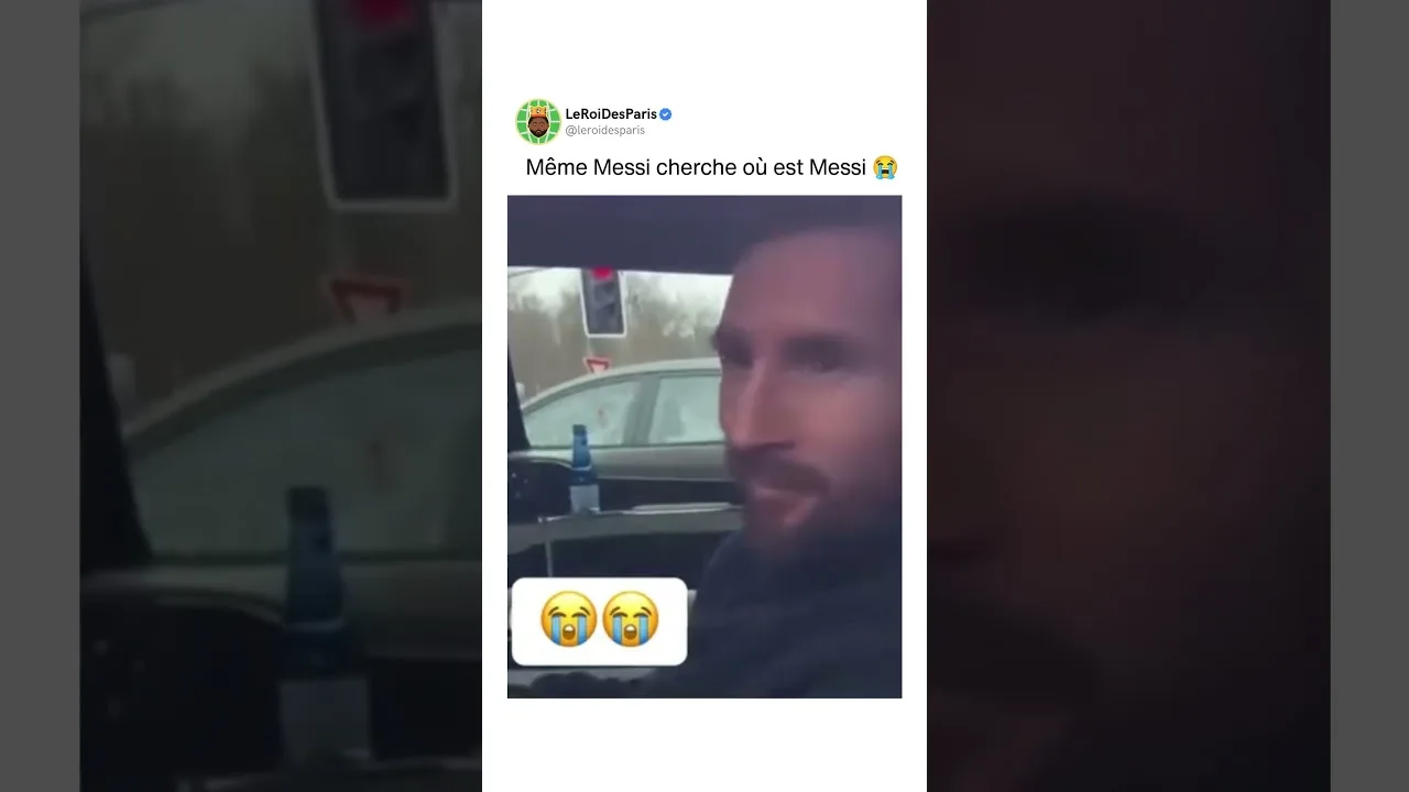 La disparition de Lionel Messi 🚨😭