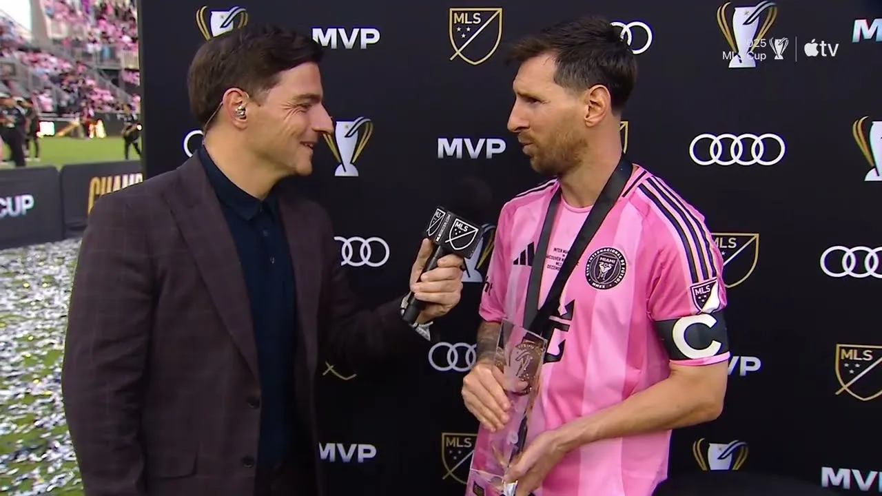 MESSI, MESSI, MESSI ! Leo Messi s’exprime après avoir reçu le titre de MVP du match de la Coupe MLS 2025