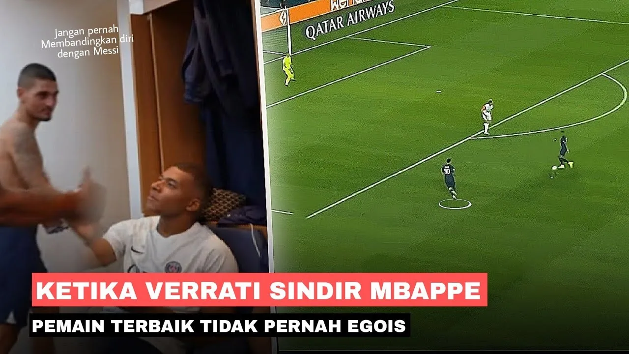Sindiran Keras untuk Mbappe !!! Inilah Reaksi Verratti