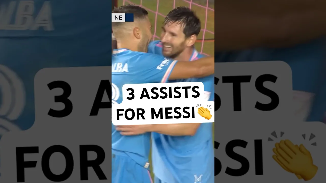 Messi spreads the love with THREE ASSISTS🥳