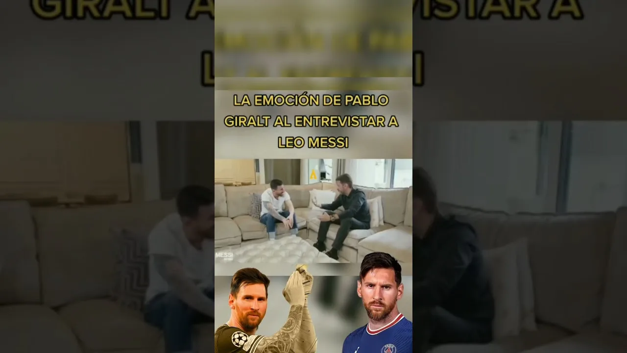 Leo Messi hace estallar en llanto a un periodista en plena