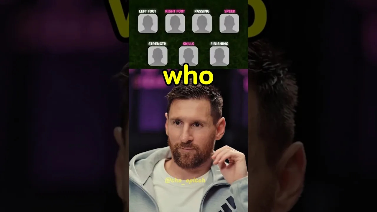 Lionel Messi picked his favourite players based on their skill 😱🔥 #efootball2023 #efootball2024