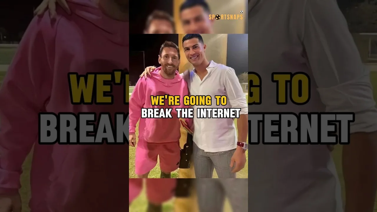 Ronaldo can only break the internet with Messi 😞😏 #shorts