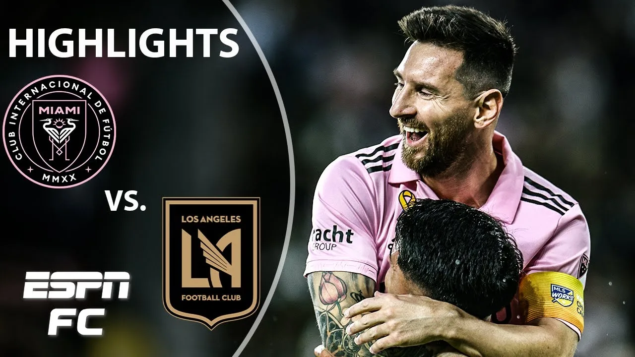2 HUGE ASSISTS FOR MESSI  Inter Miami vs. LAFC | MLS