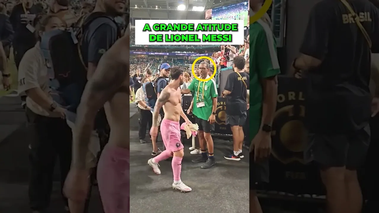 L’attitude de Messi a surpris tout le monde #missi #intermiami #palmeiras #futebol