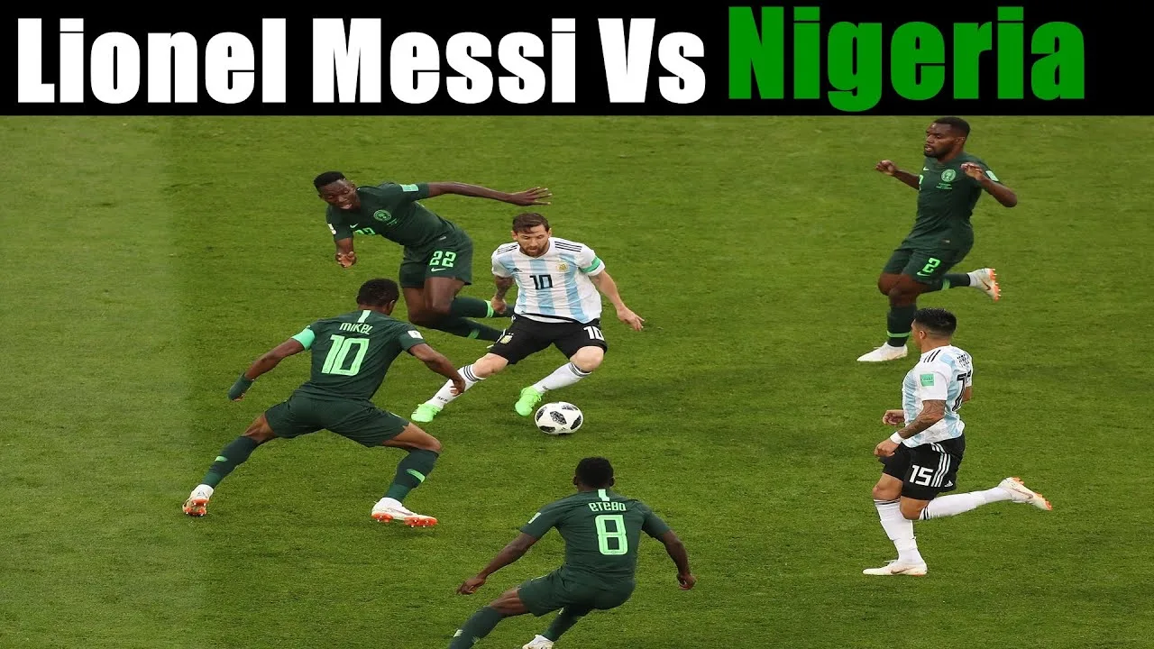 Lionel Messi Vs Nigeria