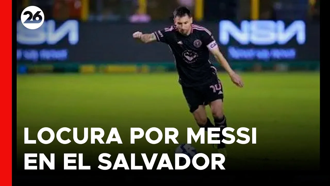 EL SALVADOR | Impresionante recibimiento al Inter Miami de