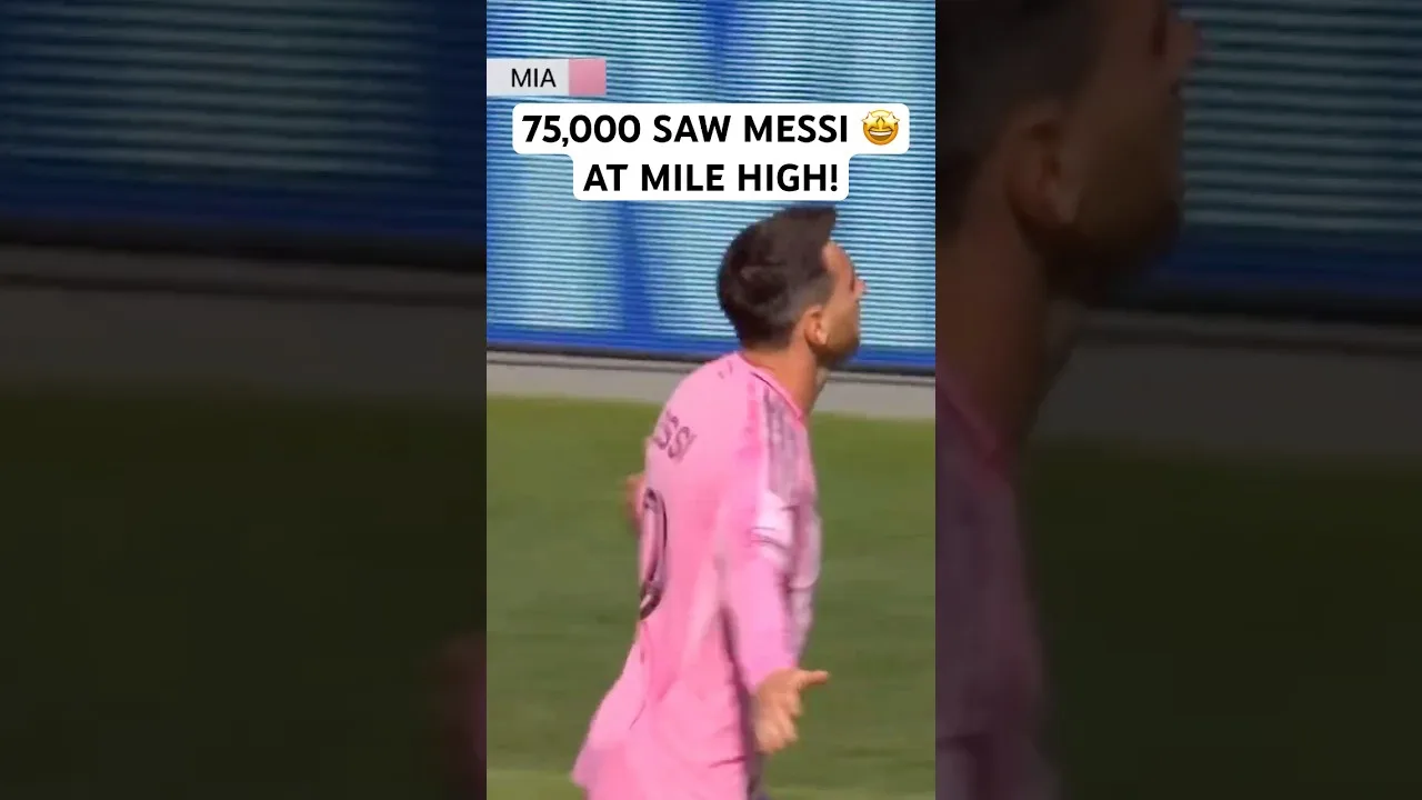 Messi DELIVERED MAGIC💫 AT MILE HIGH!