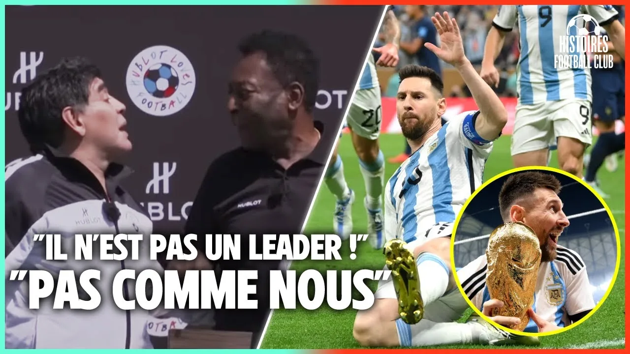 Quand Pelé et Maradona ont critiqué Leo Messi et qu'il