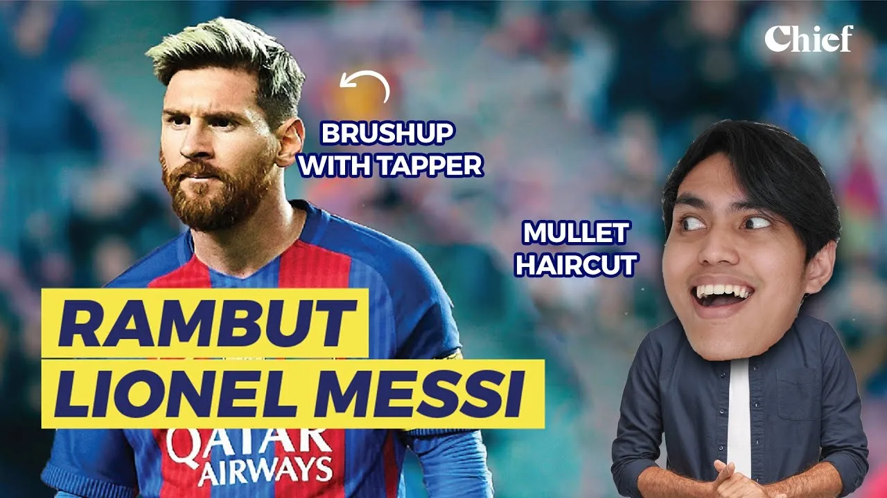 GOKIL !!! HAIRSTYLE LIONEL MESSI SESUAI TREN 2021