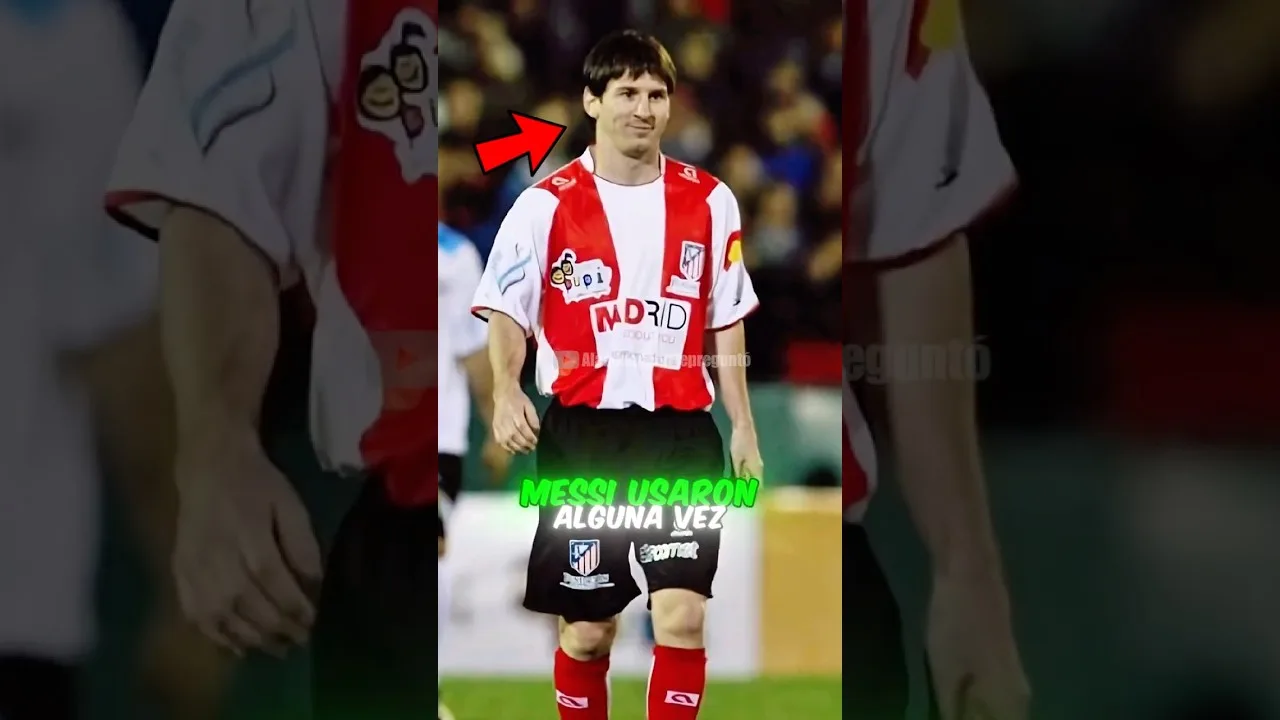 Camisetas que NO sabías que Cristiano Ronaldo y Lionel Messi usaron alguna vez #opentracks #shorts