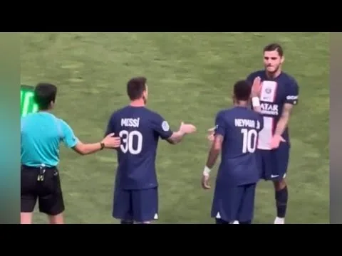 Leo Messi, Neymar substitute Icardi 😎💯