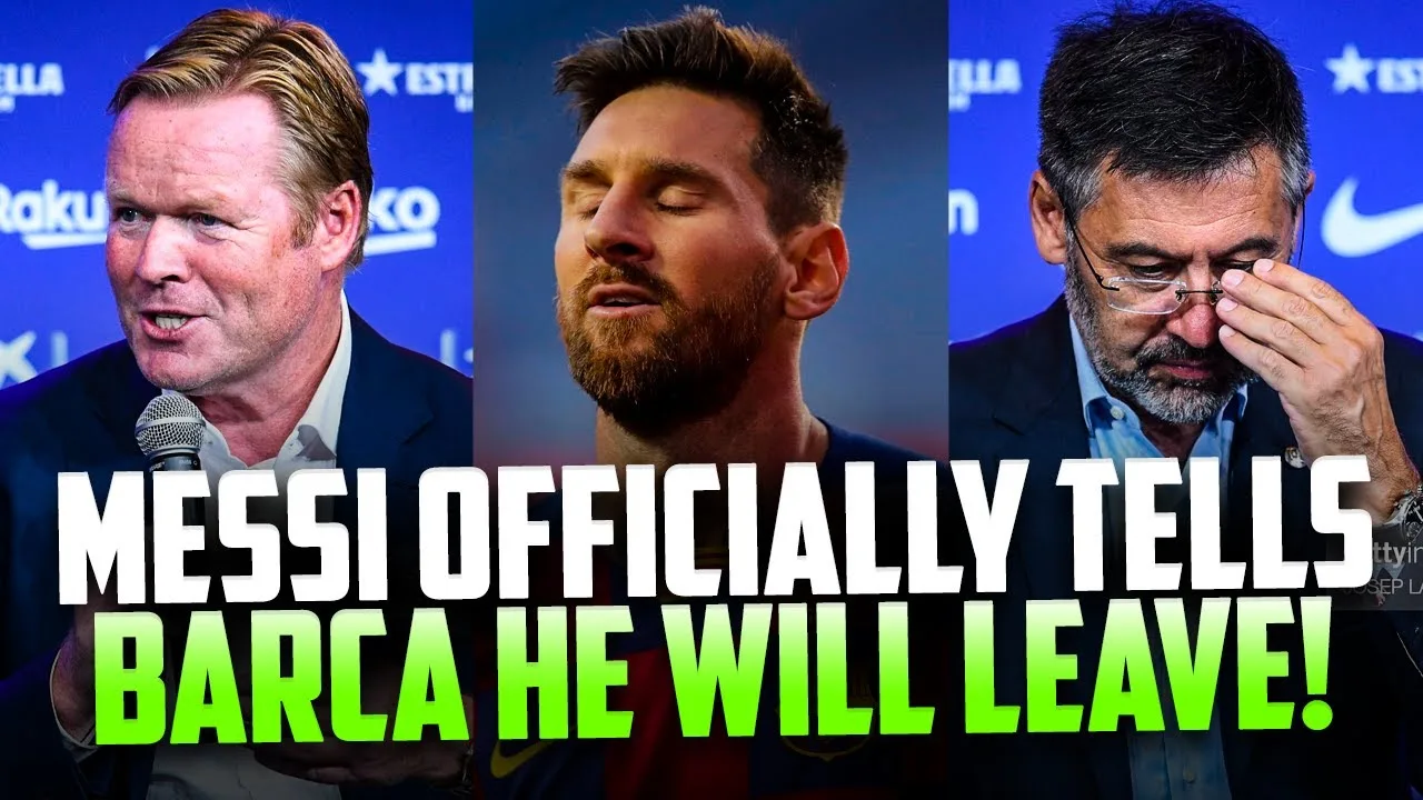 OFFICIAL: Lionel Messi tells Barcelona he is LEAVING!