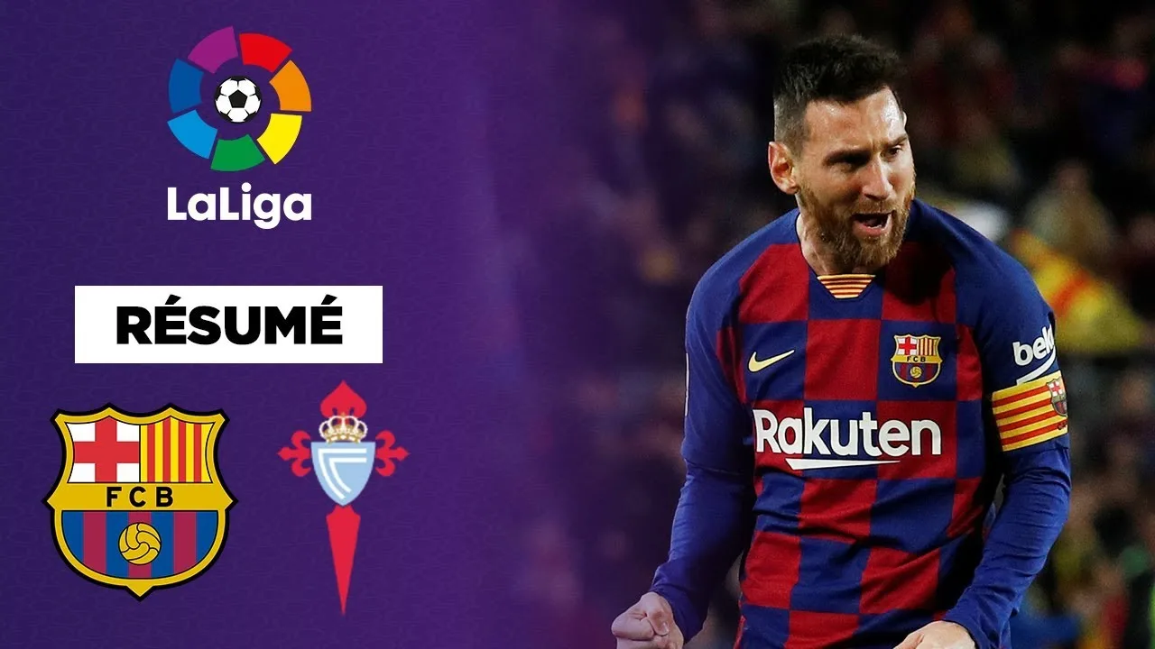 Résumé : D’un triplé fou, Messi porte le FC Barcelone contre