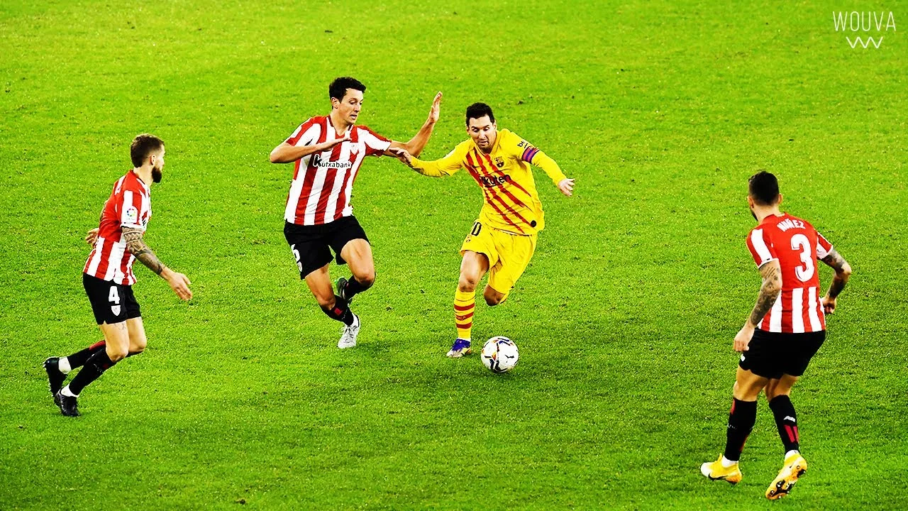 Lionel Messi Wins The Ball Back