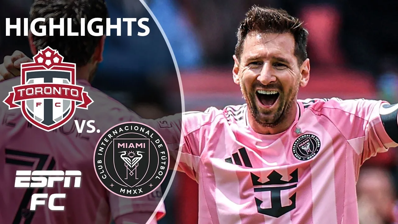HISTOIRE DE MESSI 🤩 Toronto contre Inter Miami | Faits saillants de la MLS | ESPN FC