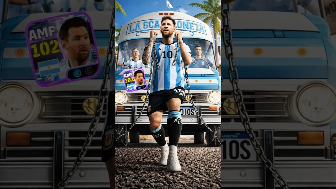Messi gère l’équipe complète d’Argentine en efootball 😂🙃 #shorts #efootball #viral