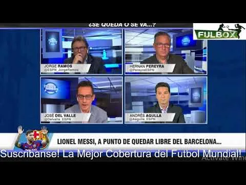 Leo Messi se VA o se QUEDA en Barcelona NO puede GANAR