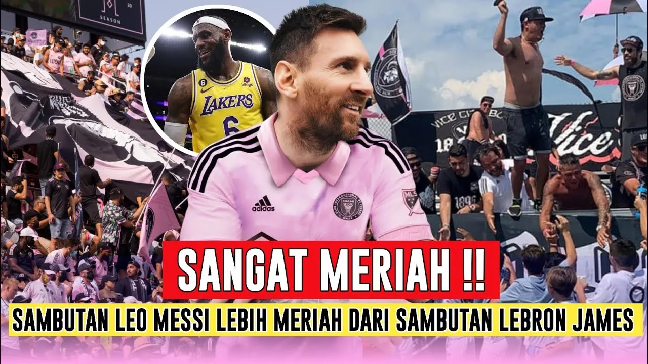 SANGAT MERIAHSambutan Leo Messi Lebih Meriah Dari Sambutan