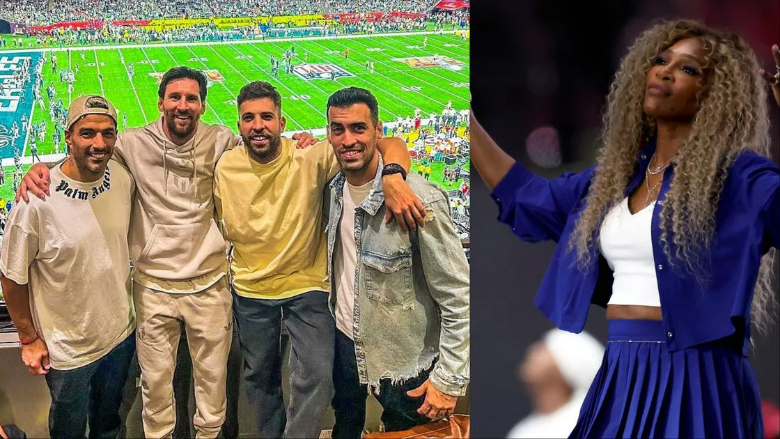 Lionel Messi et Serena Williams ENDIGNES STARS au 2025 Super Bowl