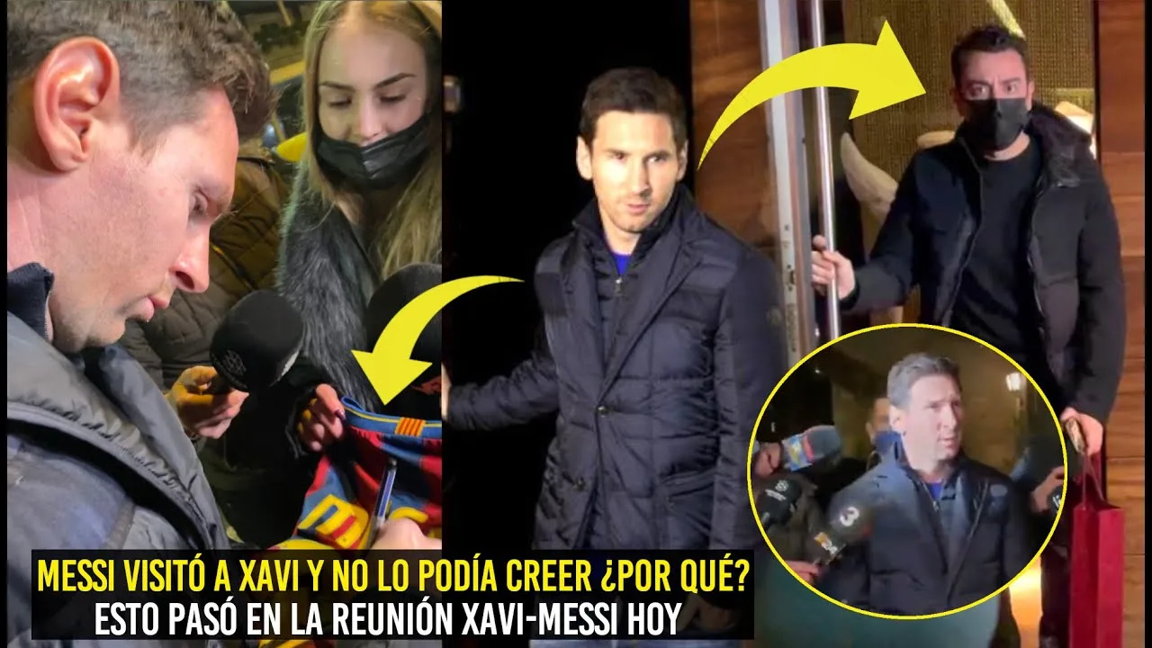 MESSI VISITÓ HOY A XAVI Y ESTA FUE LA REACCIÓN ¿DE QUE