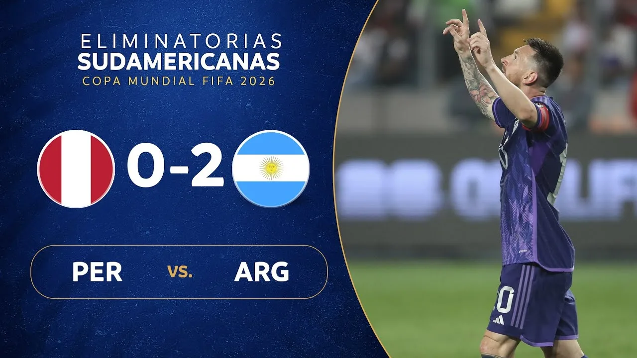 PERÚ vs. ARGENTINA [0-2] | RESUMEN | ELIMINATORIAS