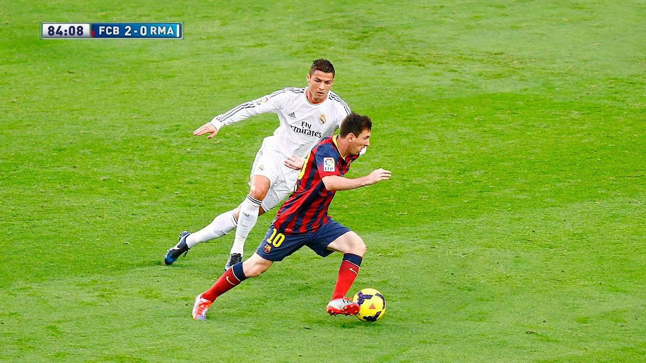 Lionel Messi vs Real Madrid (Home) 2013-14 English