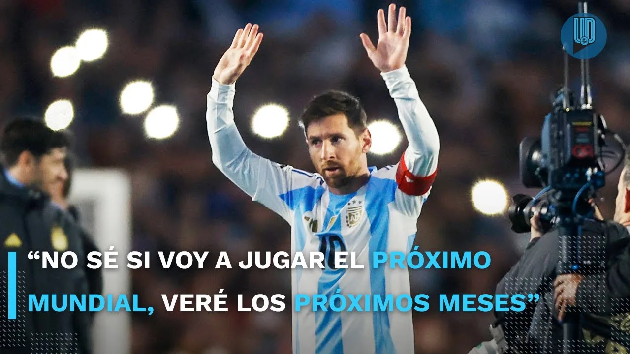 🚨 Leo Messi en doute pour jouer la Coupe du monde 2026: « Je ne sais pas si je vais jouer la prochaine Coupe du monde » 🇦🇷😳