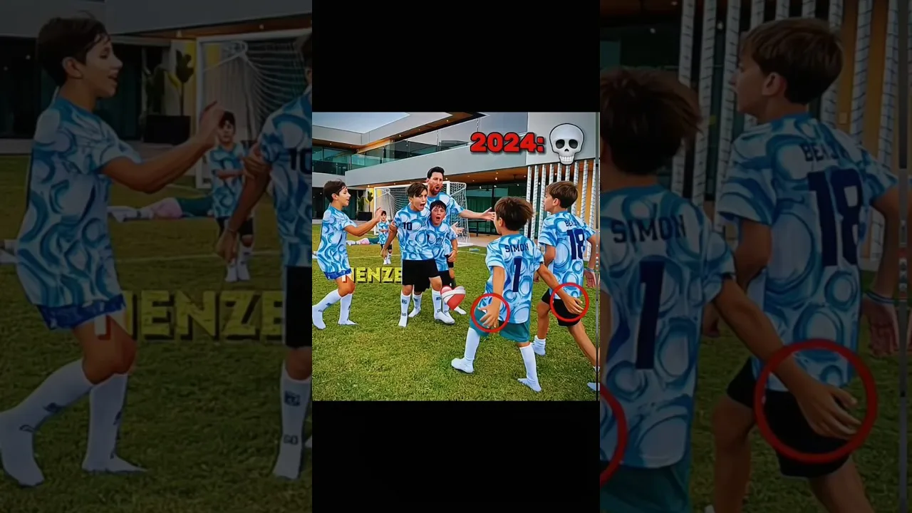 Messi Against His Kids X Messi Kids Celebration Now ☠️😈 #shorts #viral #funny #trending #fypシ #fyp