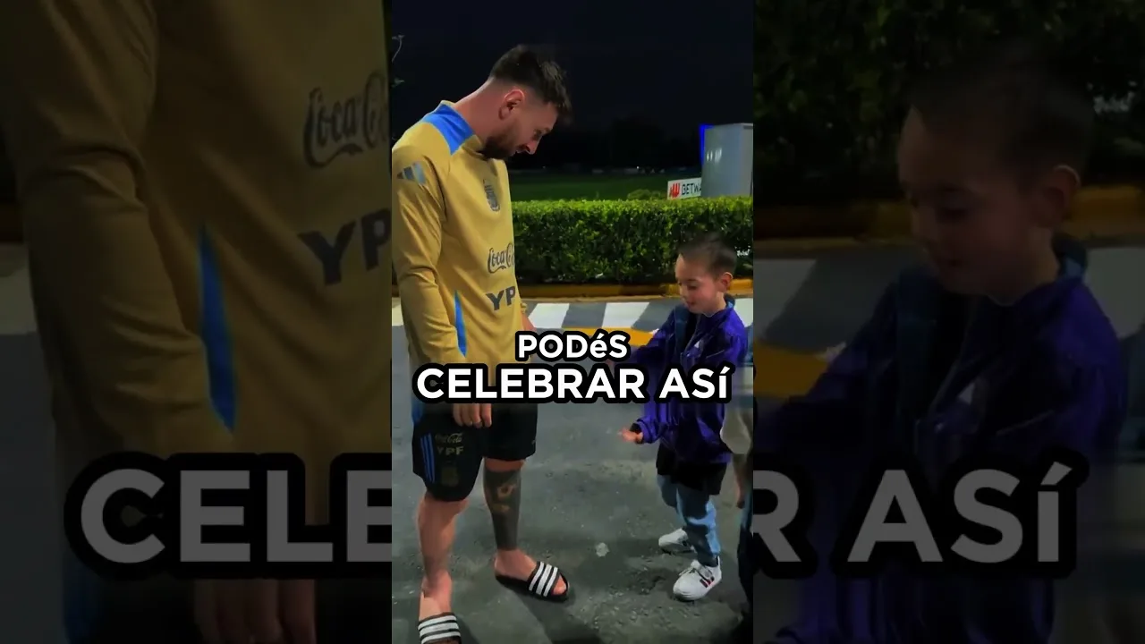 L’étrange célébration faite par Leo Messi