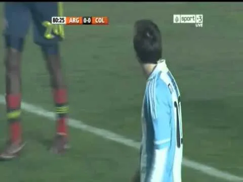 Lionel Messi fail free kick