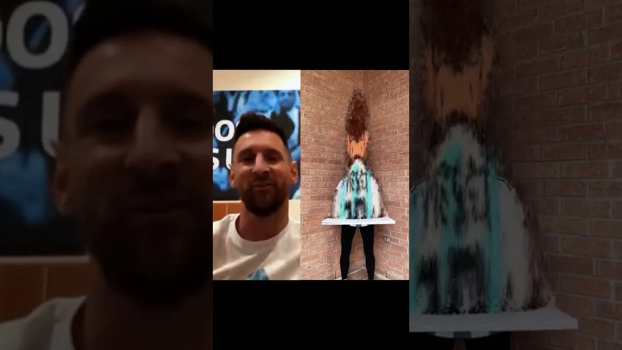 Lionel Messi Reacts #shorts #football #messi #lionelmessi