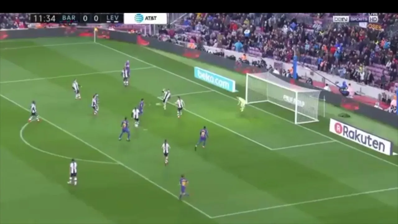 Lionel Messi Amazing Goal vs. Levante 1-0 (07/01/2018) HD