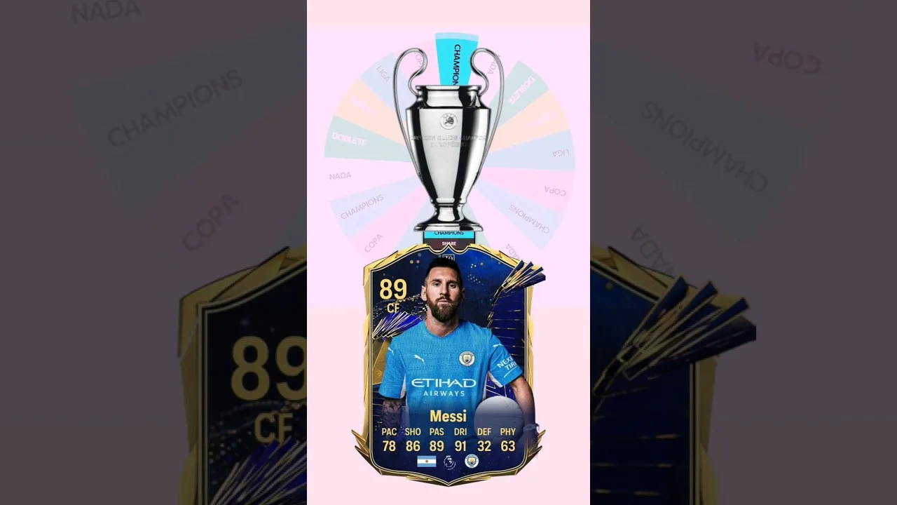 SIMULATION DE LA CARRIÈRE DE LEO MESSI 🔥⚽🇦🇷 #fifa #eafc24 #fifa23 #fifa24 #messi #leomessi #argentina