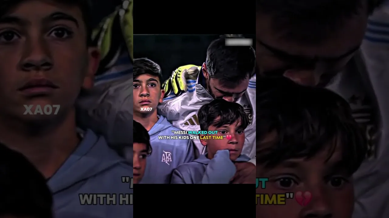 Messi’s🐐 Farewell To Argentina💔😢 #shorts #ronaldo #messi #argentina #shortsvideo