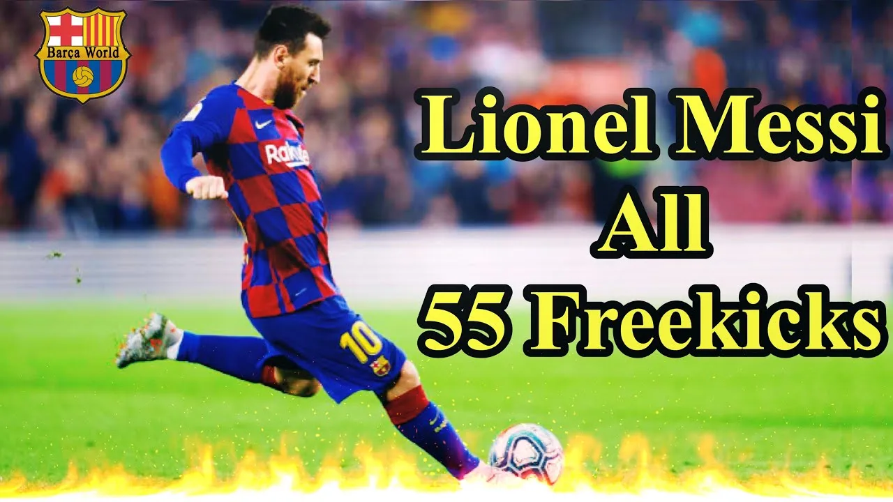 Lionel Messi All 55 Freekick Goals In His Career |HD|