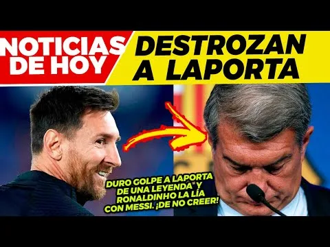 DURO GOLPE de LEYENDA CULÉ a LAPORTA por LEO MESSI