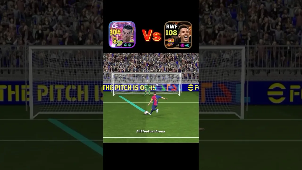 « Messi vs Ronaldo | Ultimate Penalty Shootout Challenge! » #efootball #video