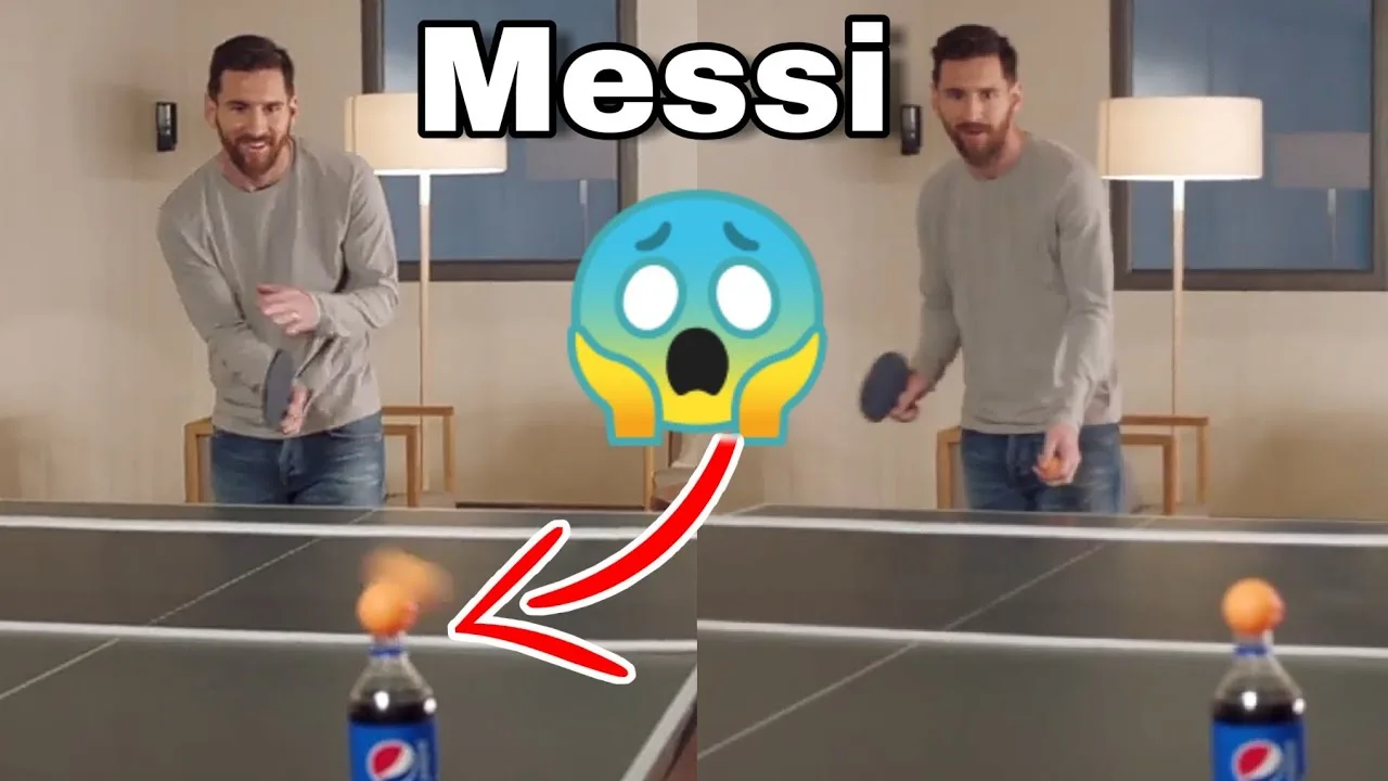 Lionel Messi Pepsi PING PONG Challenge 2019