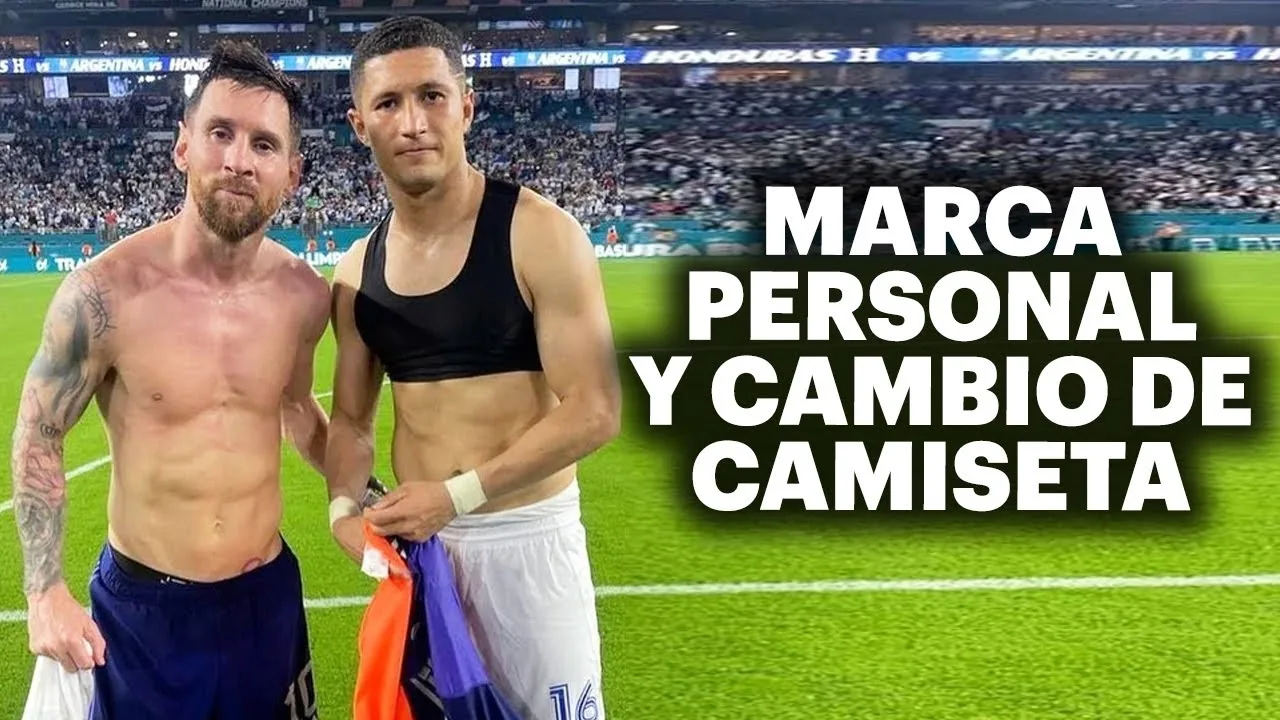 PERSIGUIÓ A MESSI TODO EL PARTIDO, PEGARON BUENA ONDA Y LEO