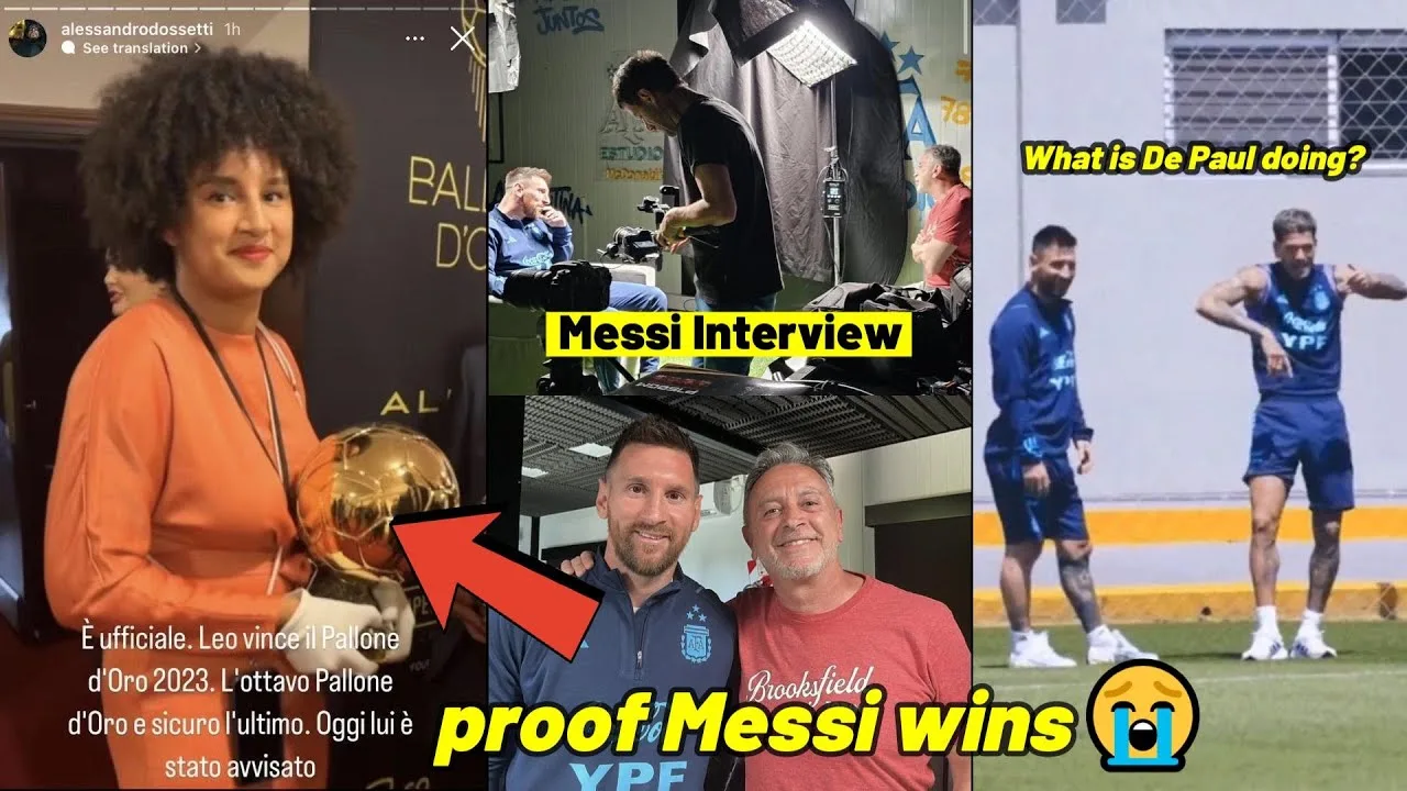 Messi interview after winning Ballon D’or 2023