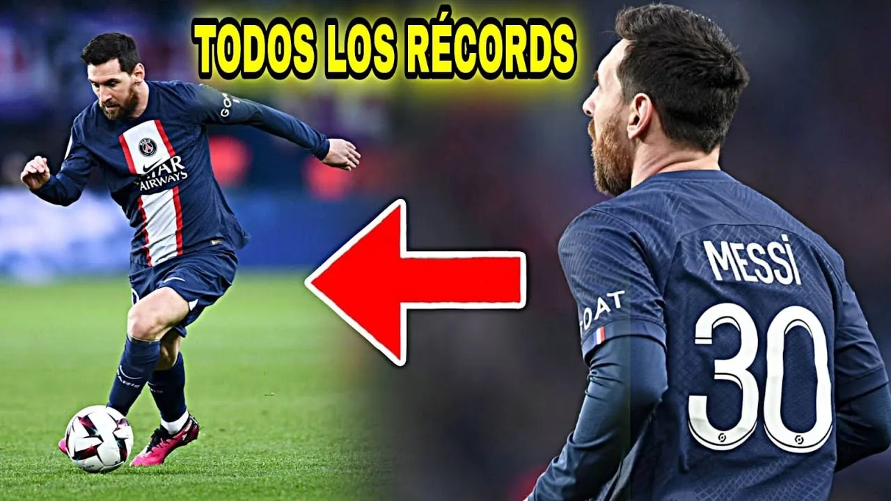 TODOS LOS RÉCORDS QUE LEO MESSI ROMPIÓ HOY CON EL PSG
