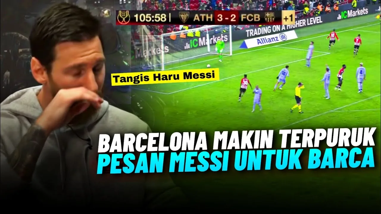 KESEDIHAN MESSI  Inilah Reaksi Lionel Messi Saat Tahu