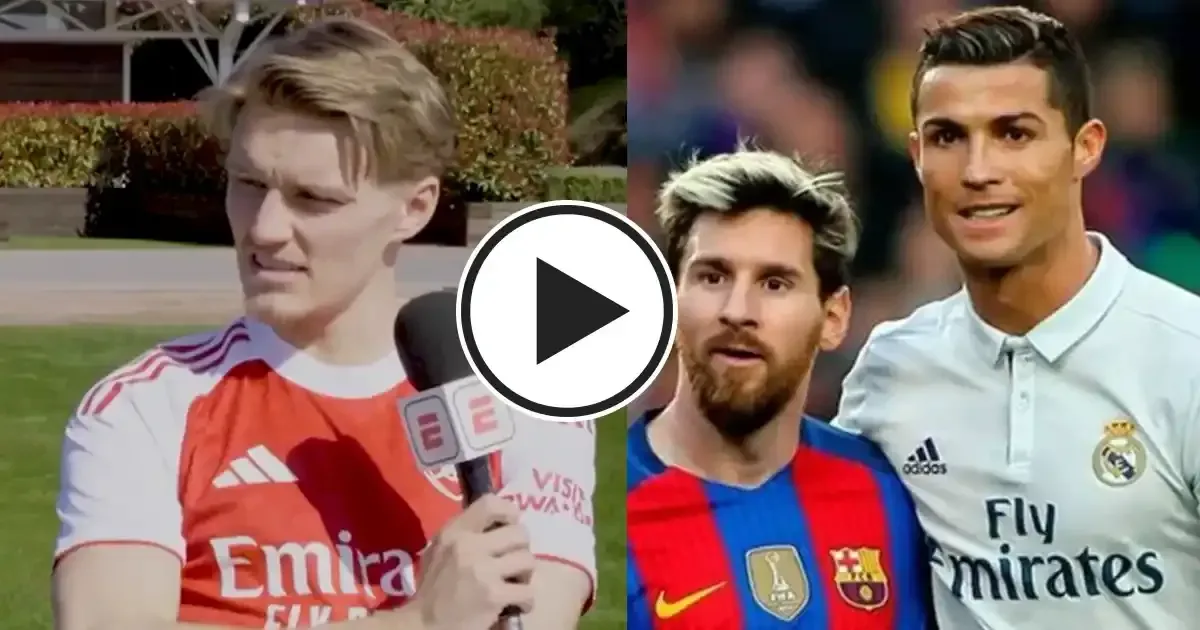 Martin Odegaard révèle Lionel Messi et Cristiano Ronaldo comme ses idoles tout en grandissant