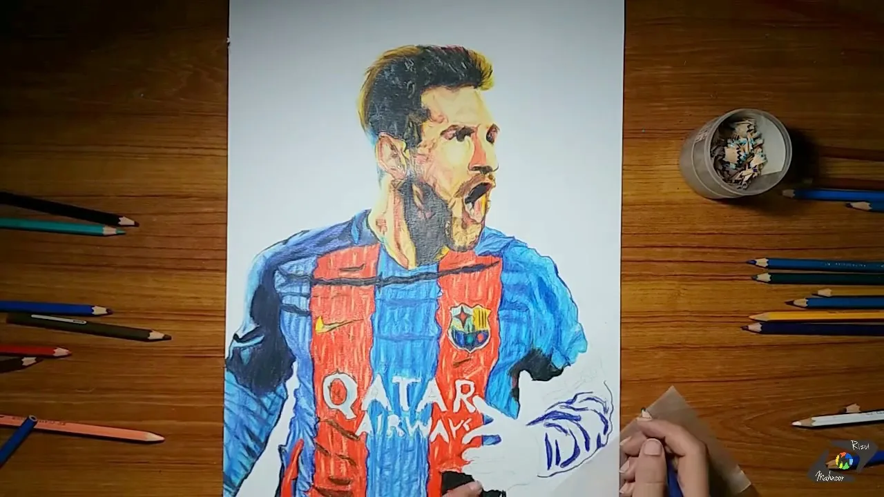 Drawing Lionel Messi | Mahnoor Rizvi
