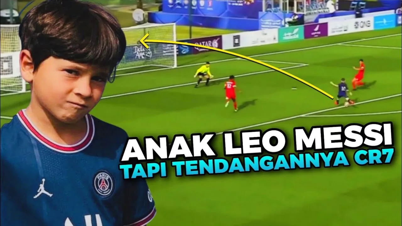 PUNYA KAKI SEKUAT RONALDO  Lihat Aksi Mateo Anak Lionel