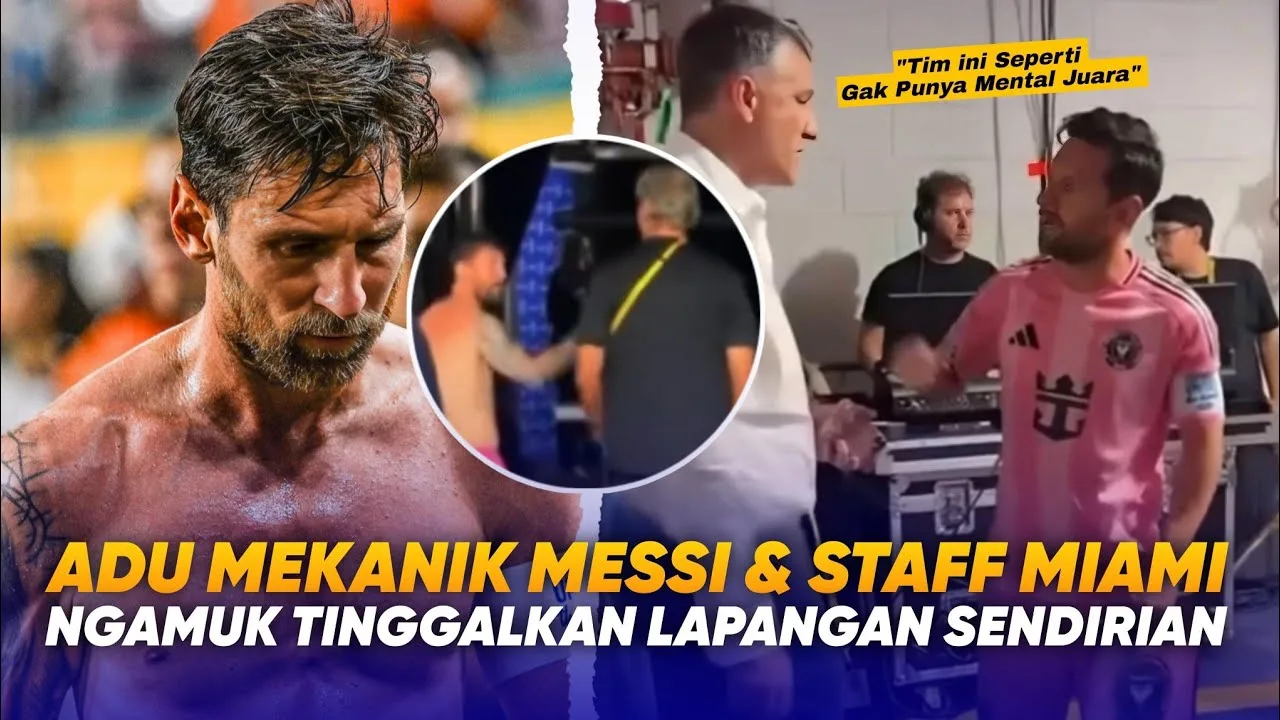 Emos a explosé dans le couloir du stade !! La colère de Leo Messi à l’équipe des entraîneurs intermiamis après Palmeiras