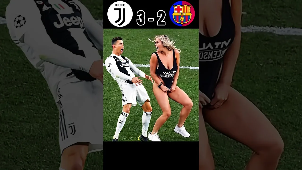 Juventus vs Barcelone UCL Imaginary 🤯 Match || Ronaldo vs Messi 🔥 # Football # Ronaldo # Messi # UCL