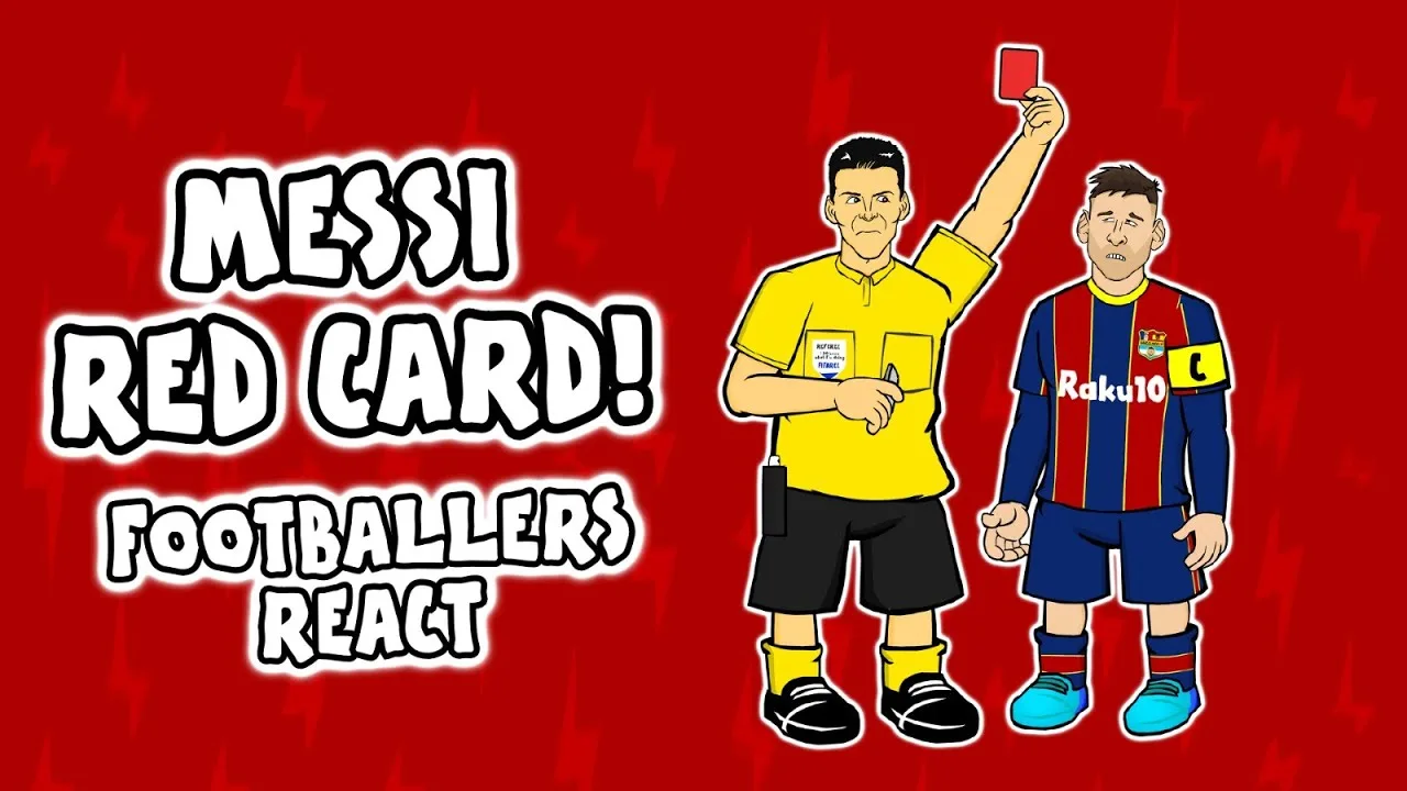 REACTING to Lionel Messi's RED CARD! 😩