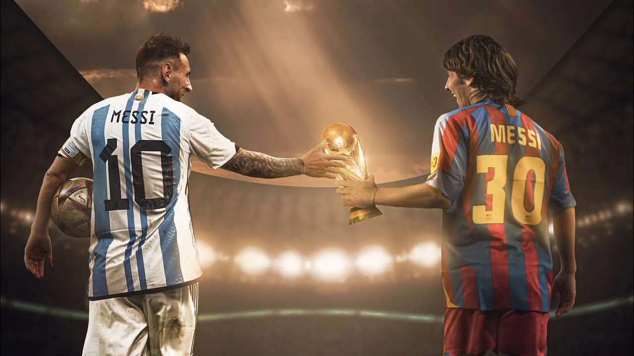 GOAT. Leo Messi completes football  | The perfect goal